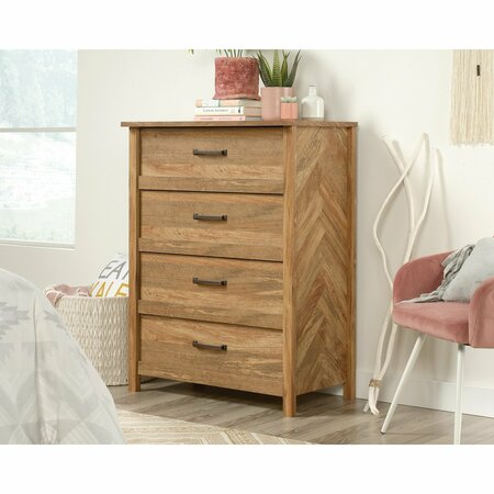 SAUDER Cannery Bridge 4-Drawer Chest Sma , Safety tested for stability to help reduce tip-over accidents 424187